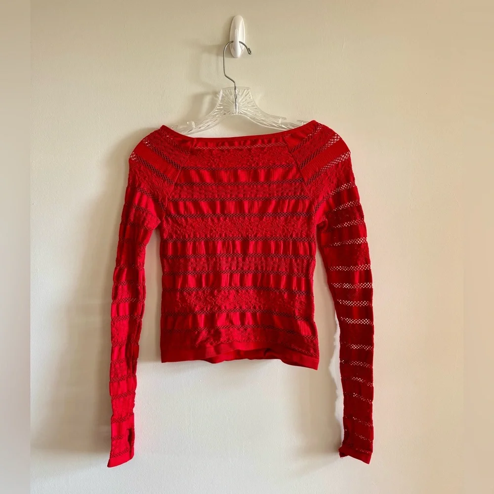 NWOT Free People Movement Take On Me Layer Top-Winterberry